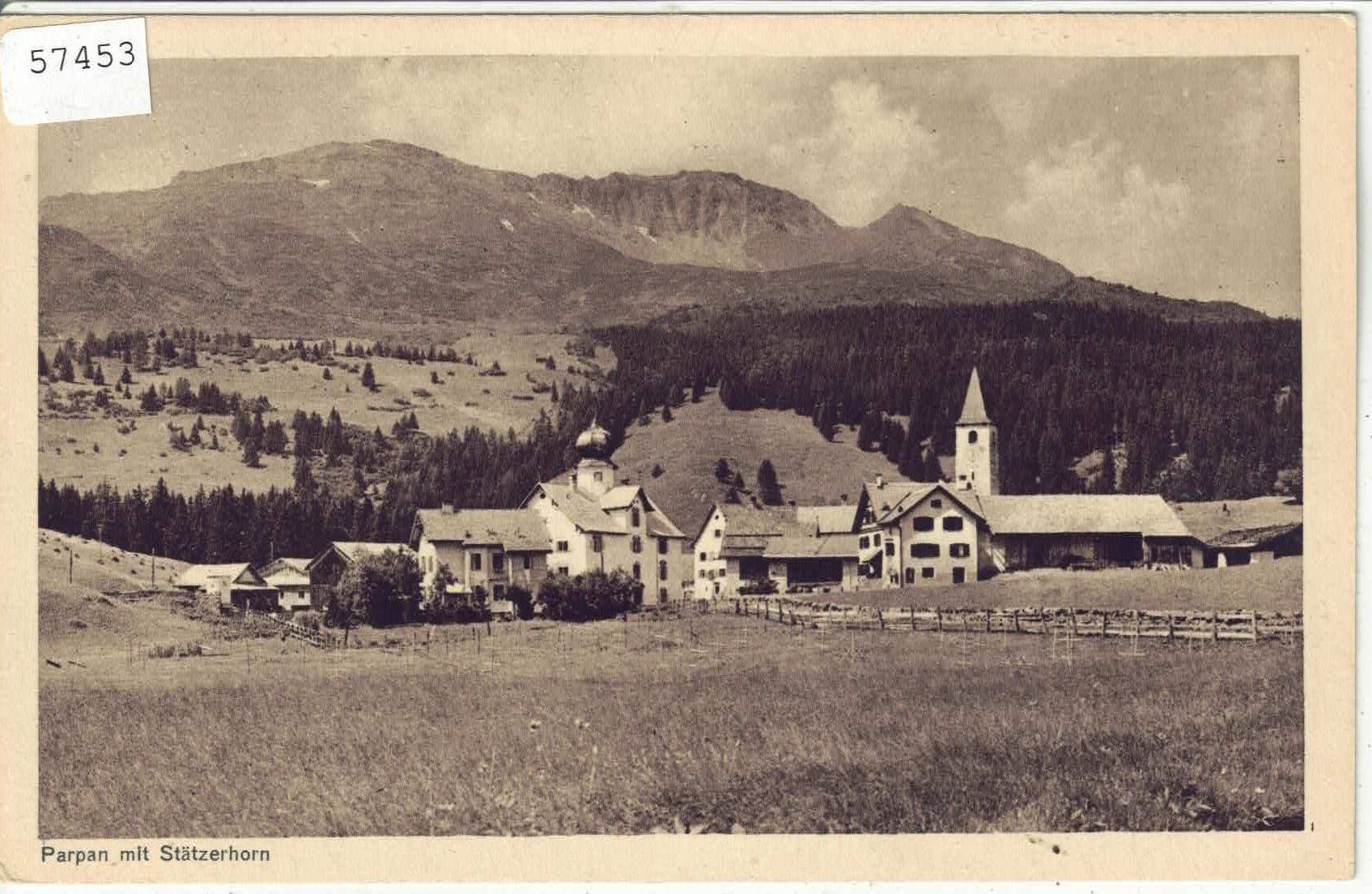Ansichtskarten: Parpan mit Stätzerhorn – Gebraucht aus Ettingen von Kartenplanet