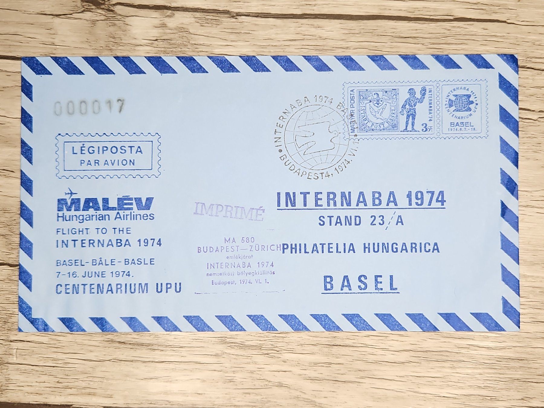 Alle Briefmarken: CL05 Enveloppe + Timbre Hongrie 1974 – Gebraucht aus Cousset von Patrick_Collections