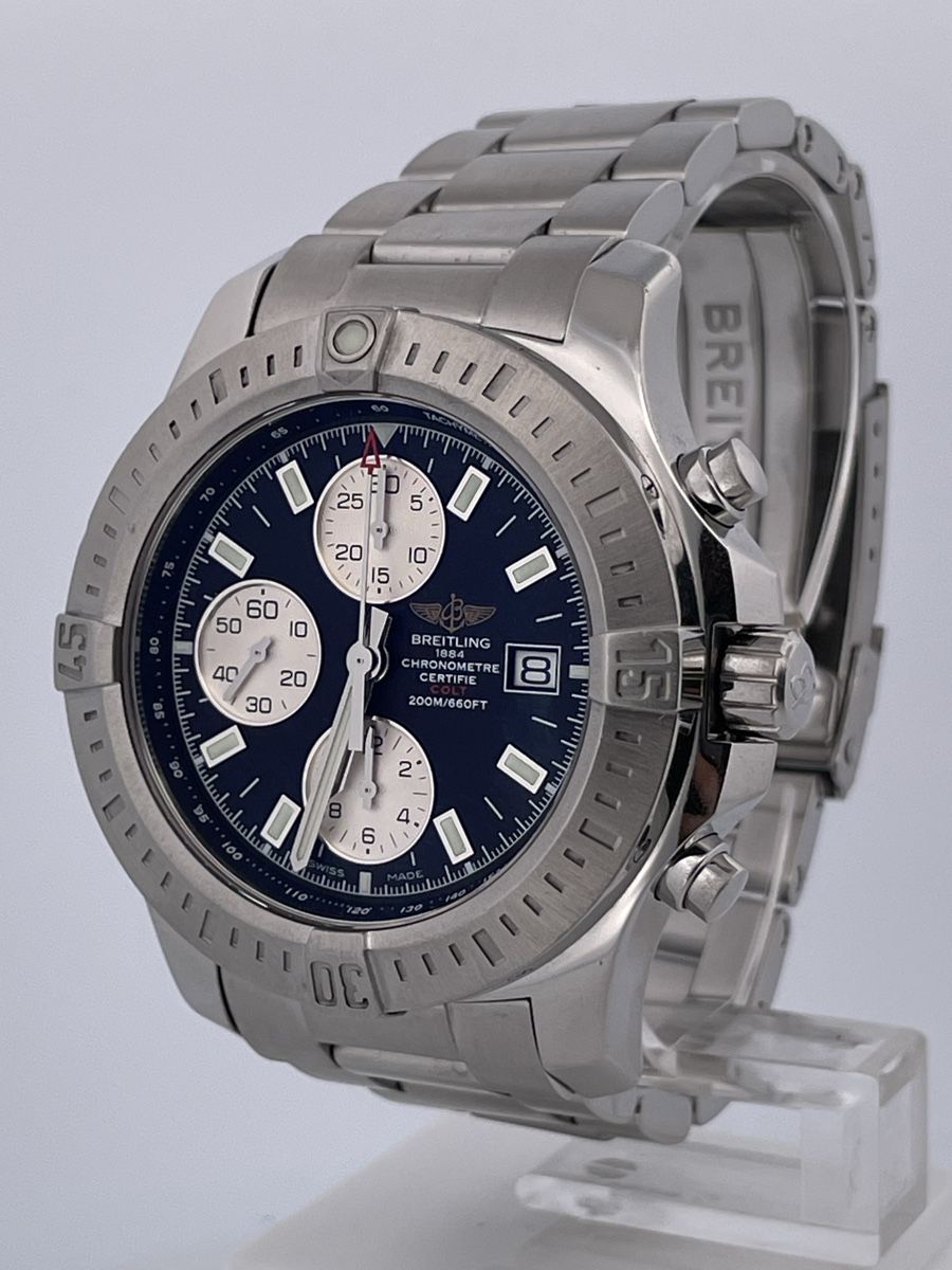 Breitling Orologi: Breitling Colt Chronograph Automatik - A13388 – Usato da Wettingen venduto da eleganceshop 1