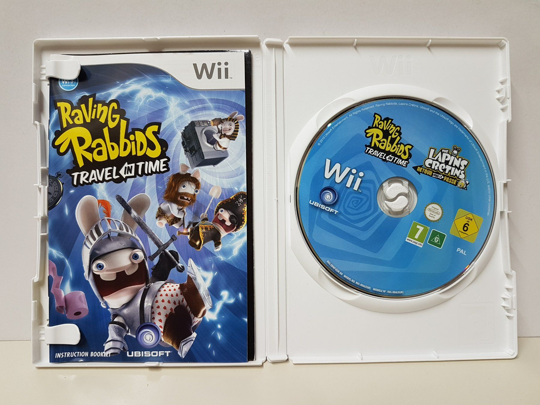Nintendo Giochi: Wii  Raving Rabbids Travel in Time – Usato da Schüpfheim venduto da Game-Paradis