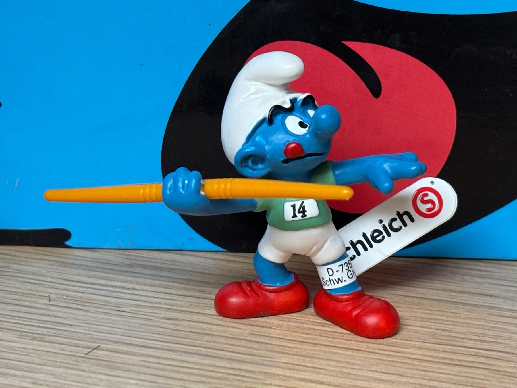 Schleich Figurines: Speerwerfer-Schlumpf – Neuf avec emballage d'origine à Lyss par Duckszone