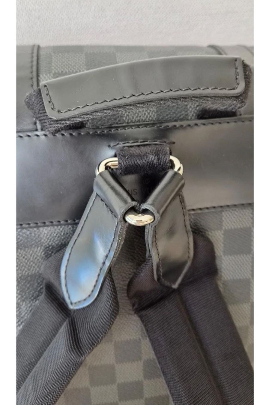 Louis Vuitton Zaini: Louis Vuitton Christopher PM Backpack Damier Graphite – Usato da Vandoeuvres venduto da sal_jx62 6