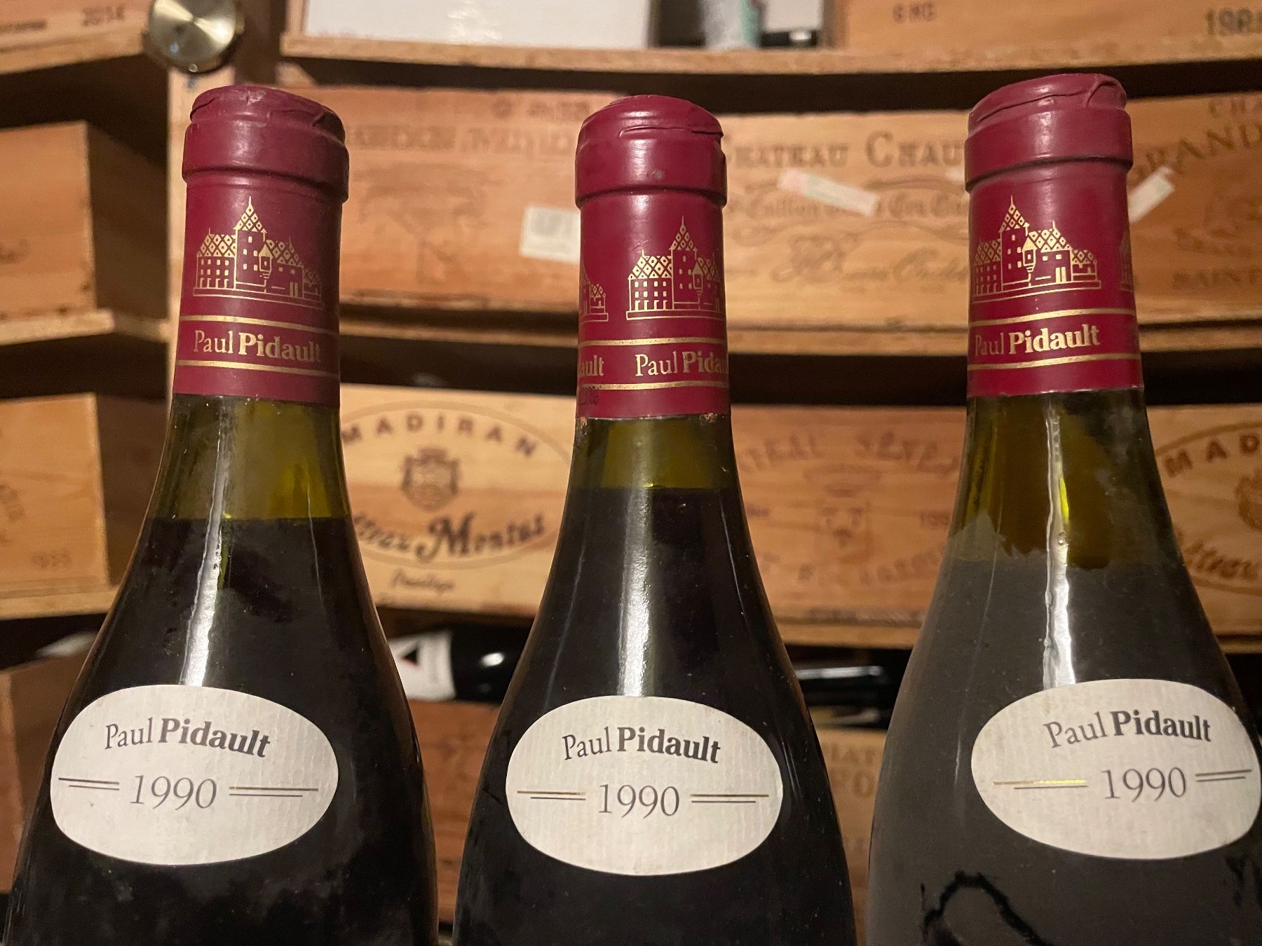 Vino: 3 Flaschen Santenay, Paul Pidault, 1990 – Nuovo (secondo la descrizione) da Bern venduto da Ndman 3