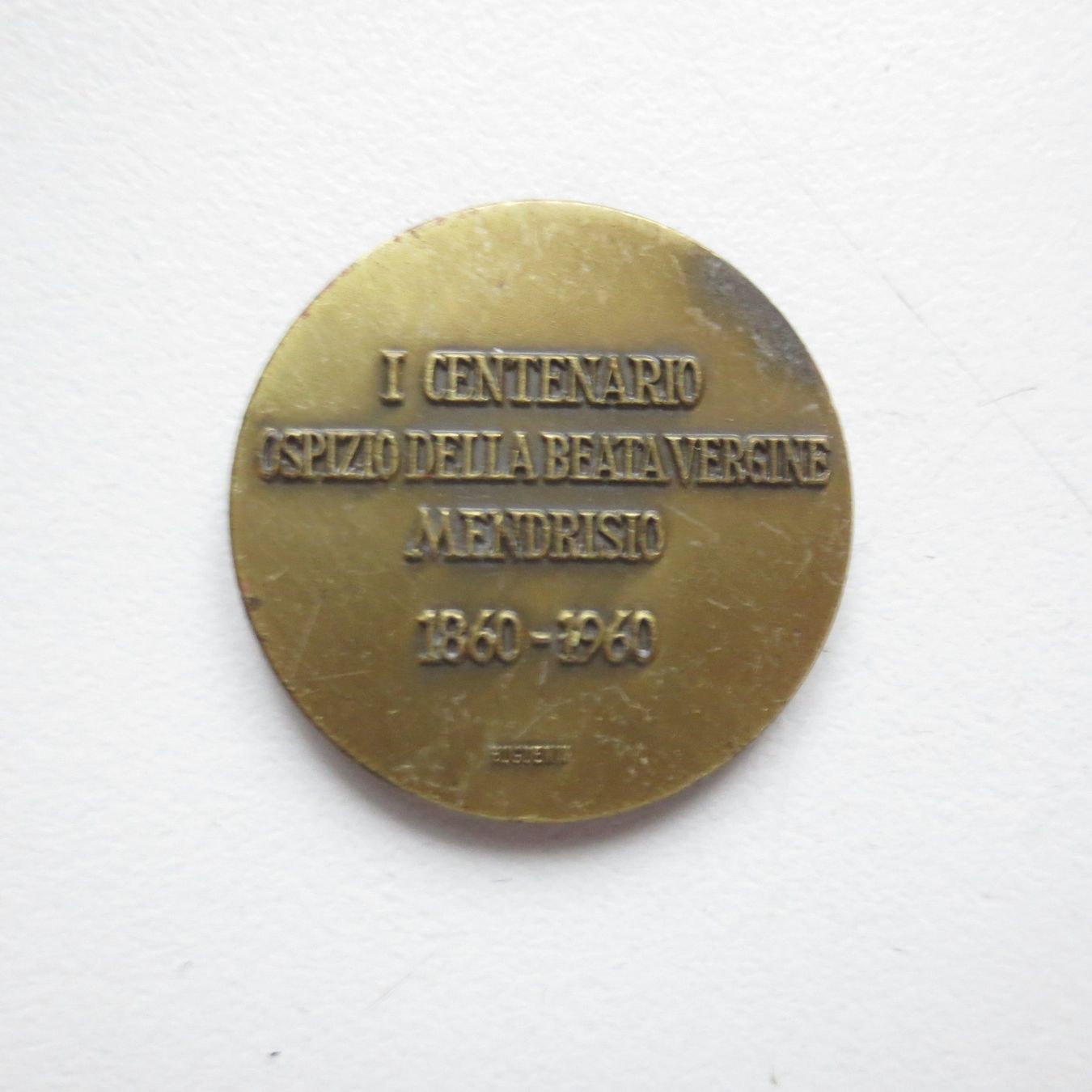 Medaglie: Medaille Tessin Mendrisio 1960 – Usato da Utzenstorf venduto da 3427 1