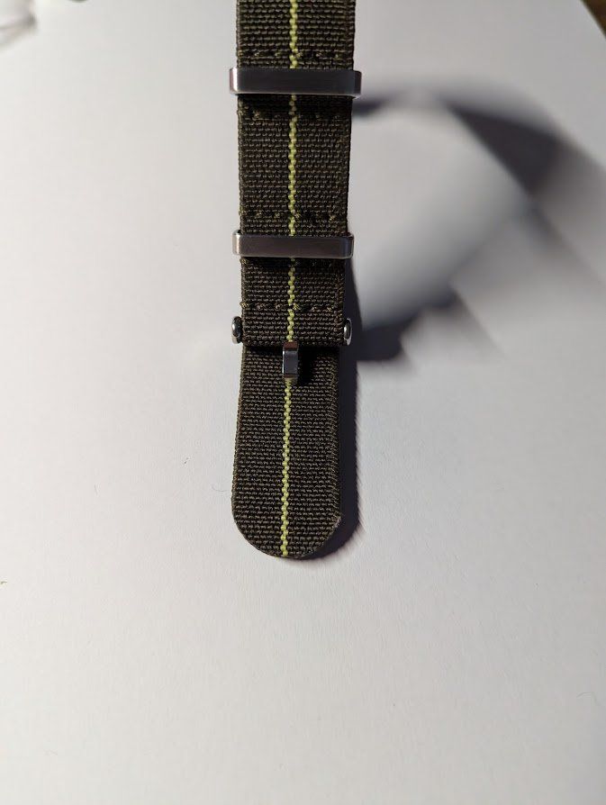 Bracciali & Braccialetti: Nylon+Elastan Uhrenarmband 22mm – Nuovo (secondo la descrizione) da Winterthur venduto da UncleMikha-el 2