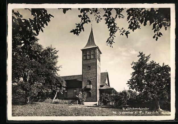 Ansichtskarten: Egg, Wallfahrtskirche St. Antonius v. P. – Gebraucht aus Berlin von bartko-reher