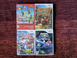 4 Nintendo Wii Kult-Spiele