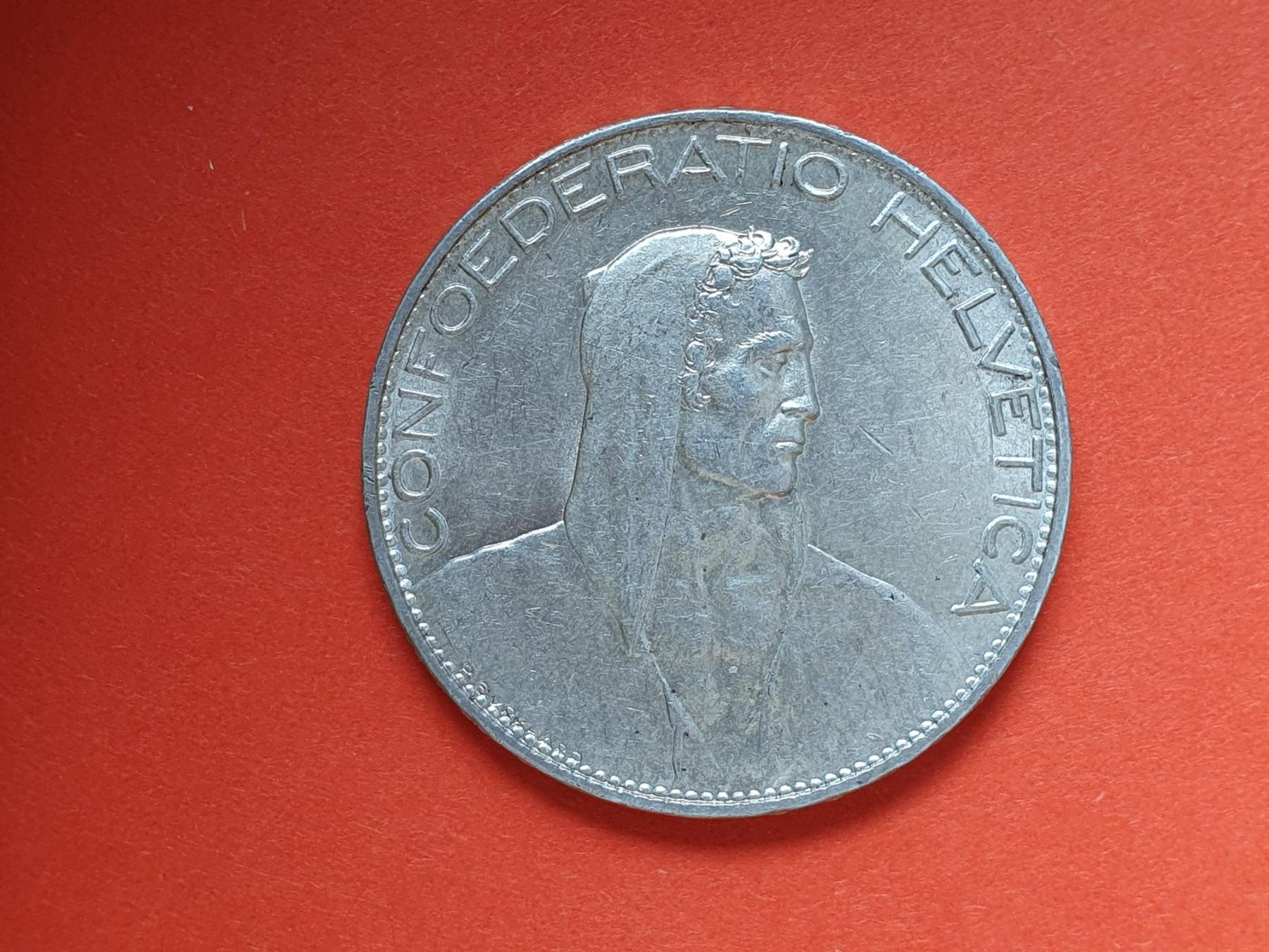 Tutti le monete: 5 FRANKEN 1926 SUPER +++ ( Poste A+ ) – Usato da luzern venduto da Jrouge 1