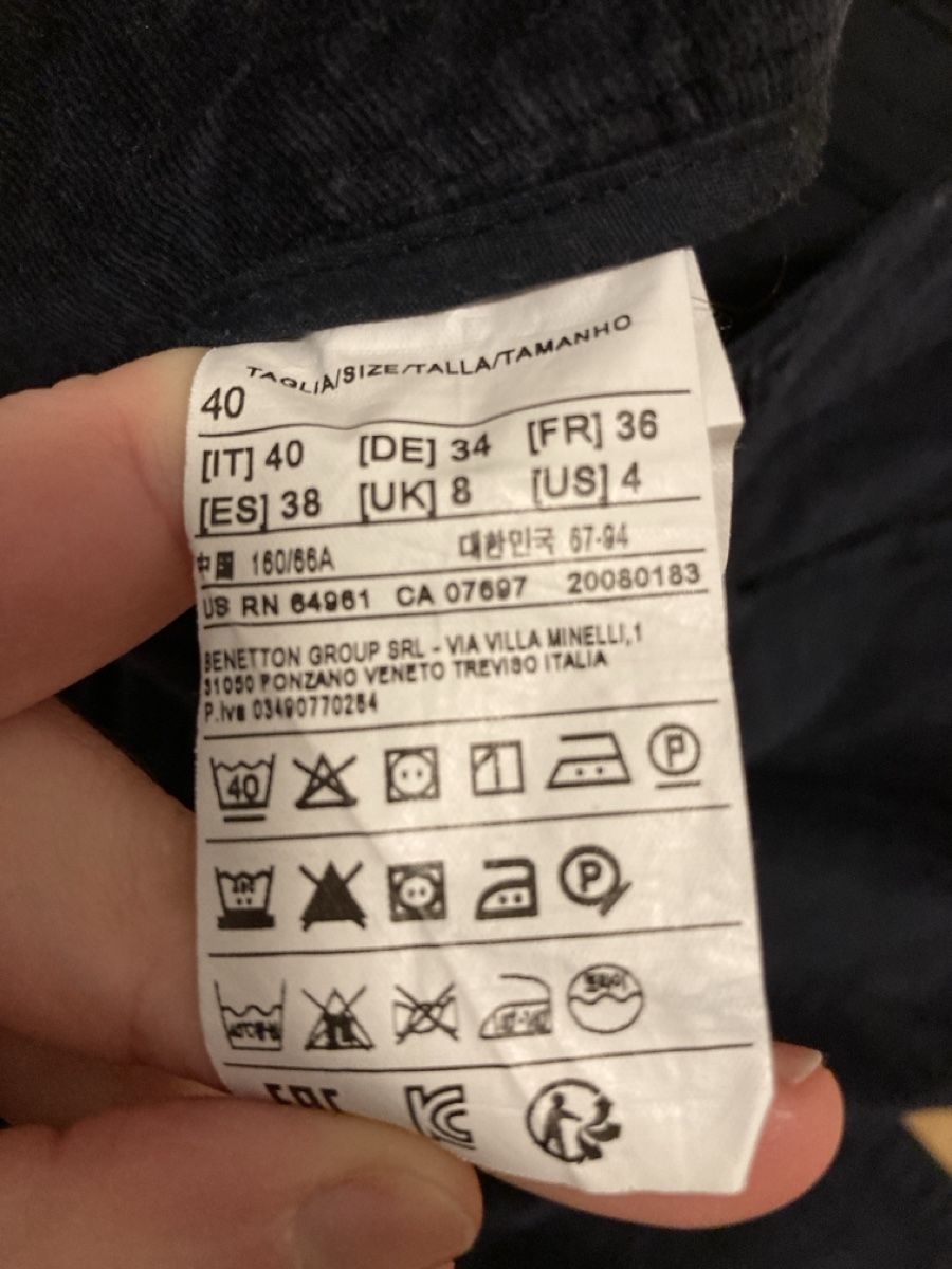 Benetton Pantaloni: Benetton Frauen Hose – Usato da Urtenen-Schönbühl venduto da alessibas 4