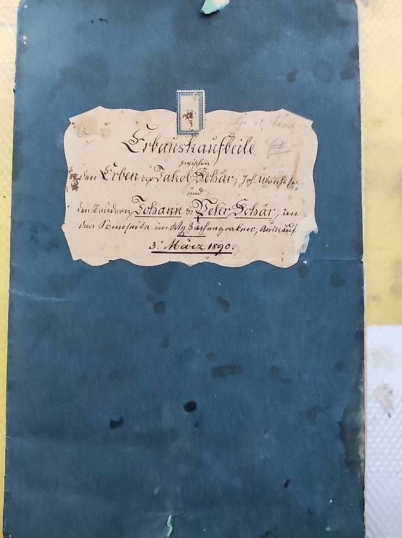 Documenti: très ancienne acte de vente – Usato da Biel/Bienne venduto da kazma1
