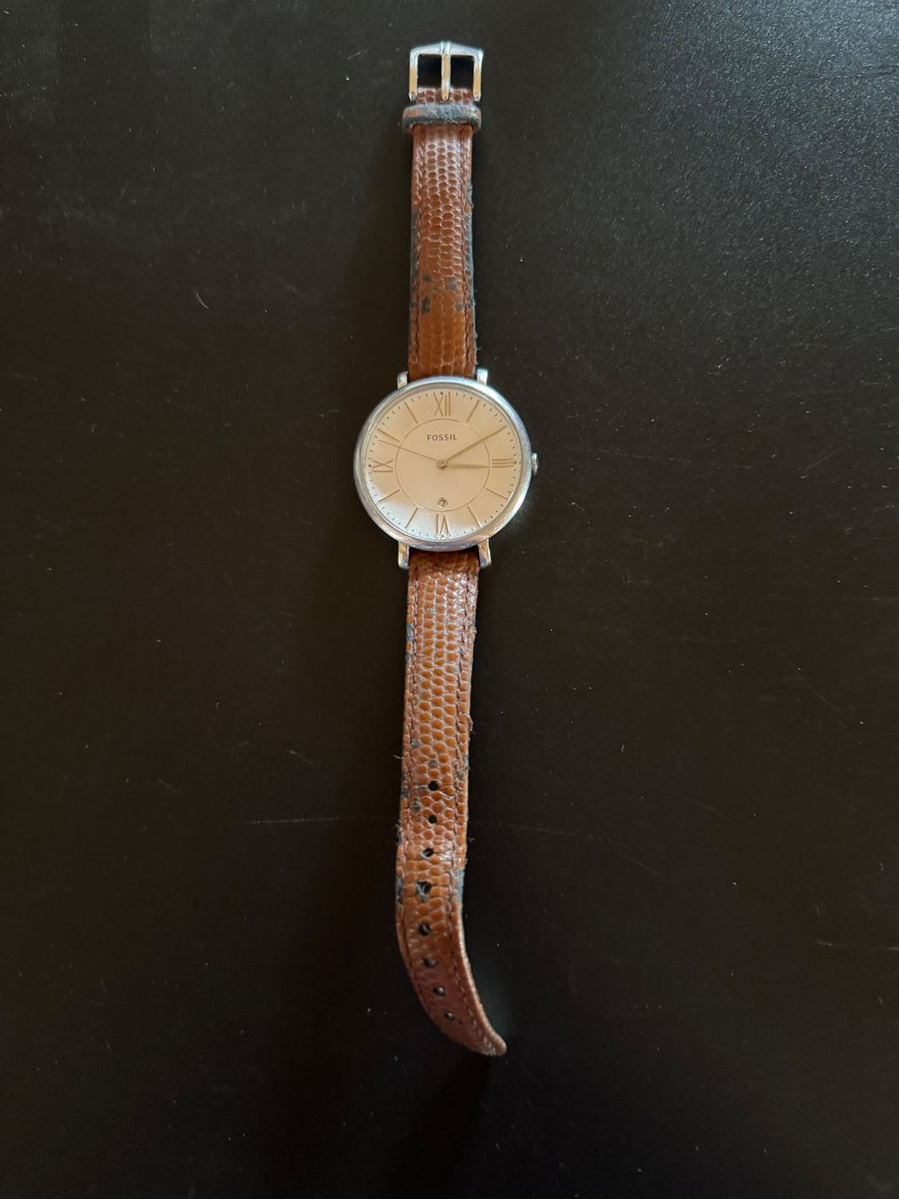 Fossil Uhren: Superbe Fossil Jacqueline 35mm vintage – Gebraucht aus Erde von CBarts 1