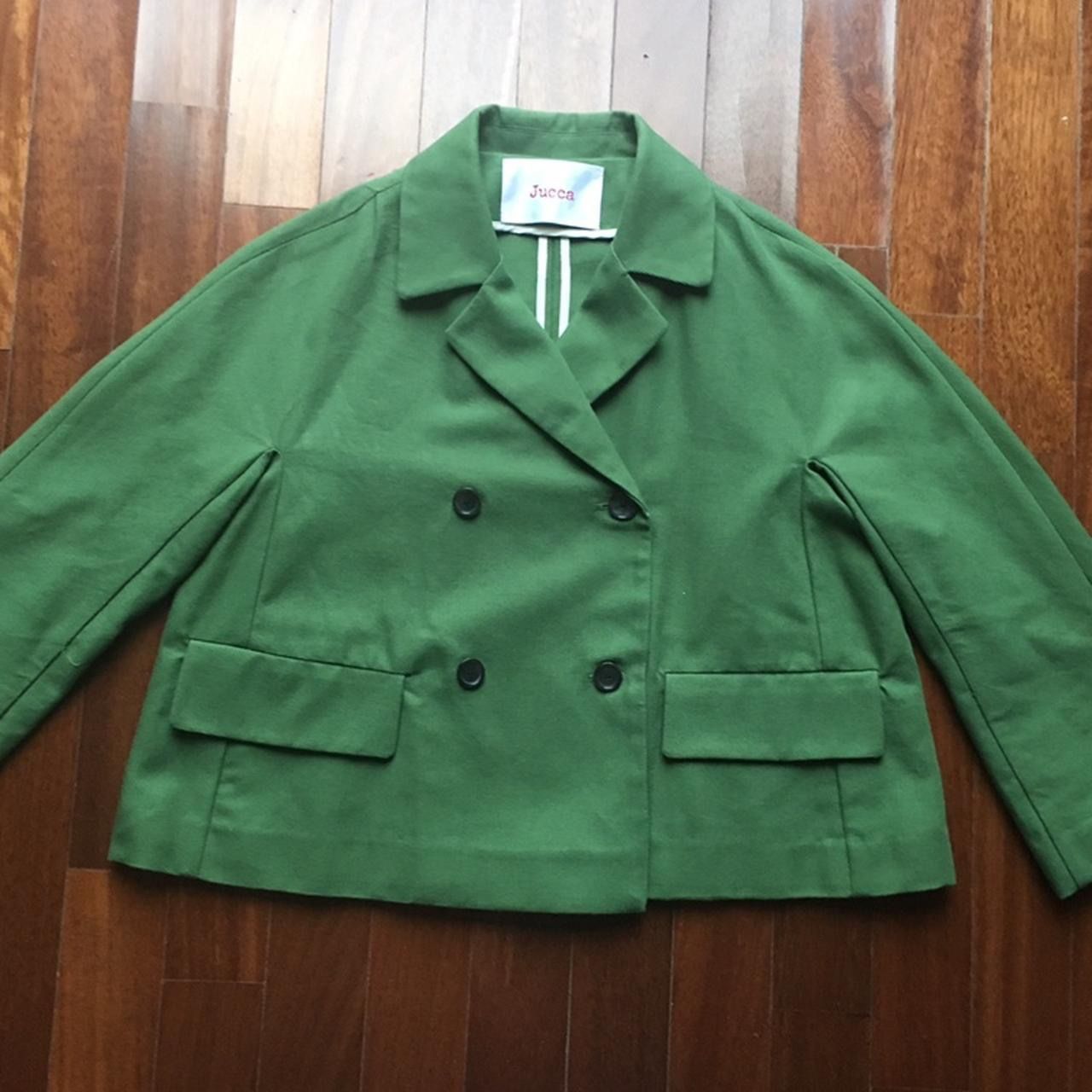 Giacche: Giacca caban in cotone verde Jucca, taglia IT40 – Usato da Basel venduto da mel_5fzy