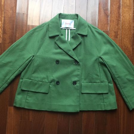 Giacca caban in cotone verde Jucca, taglia IT40