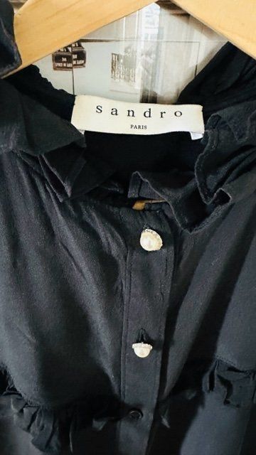 Sandro Top: Sandro Paris, Top, Seide, Gr. 2 (M) – Usato da Basel venduto da astwo 4