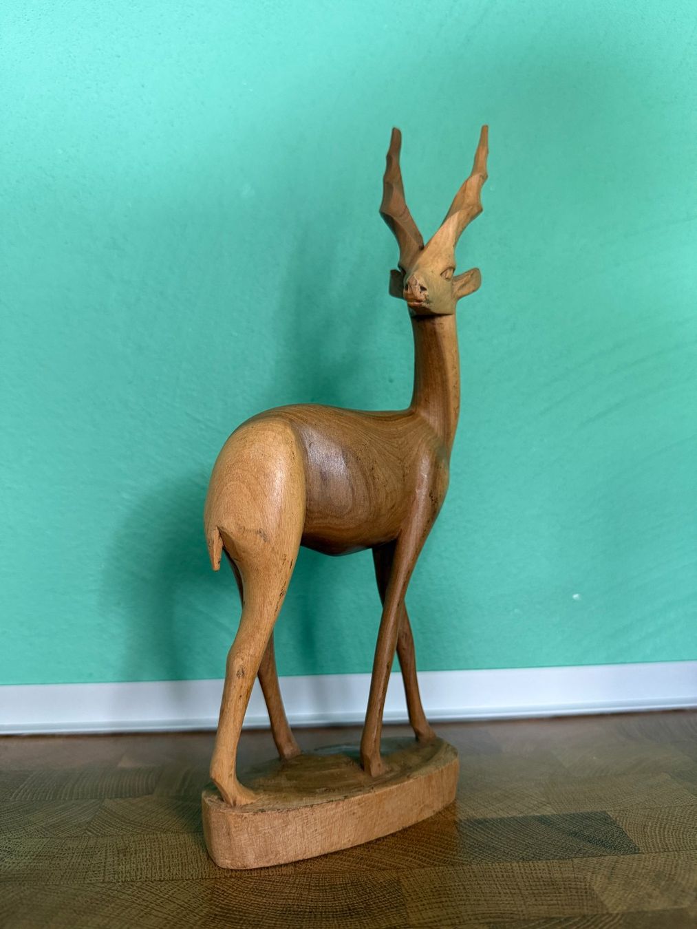 Statuette: Holzschnitzerei  Antilope  60ties / 70ties – Usato da Subingen venduto da ArtBead 1