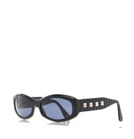Sonnenbrille Chanel schwarz mit Logo Details gebraucht