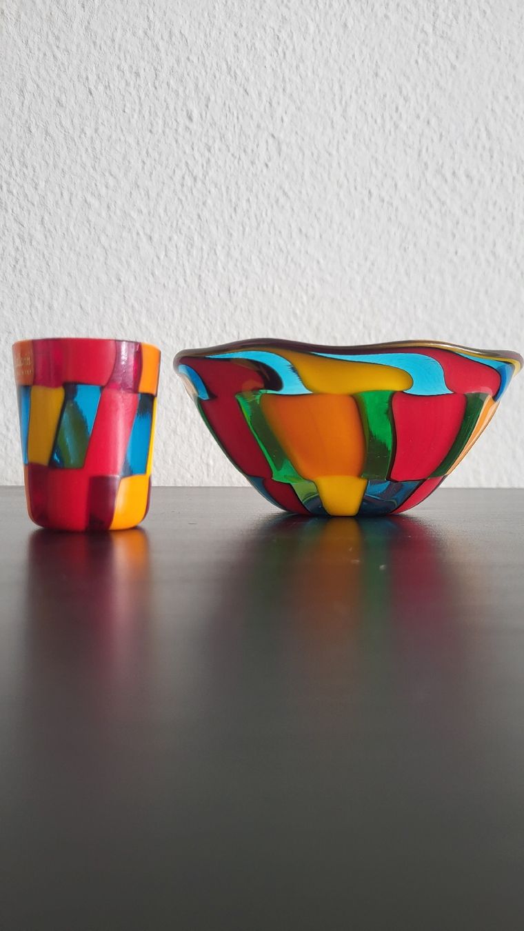Murano Tutte le decorazioni: F&M Ballarin Murano Kunst Glas Set – Nuovo (secondo la descrizione) da Münchenstein venduto da Flachschraube