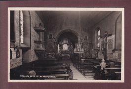 BOURGUILLON - Intérieur de la chapelle - Animé