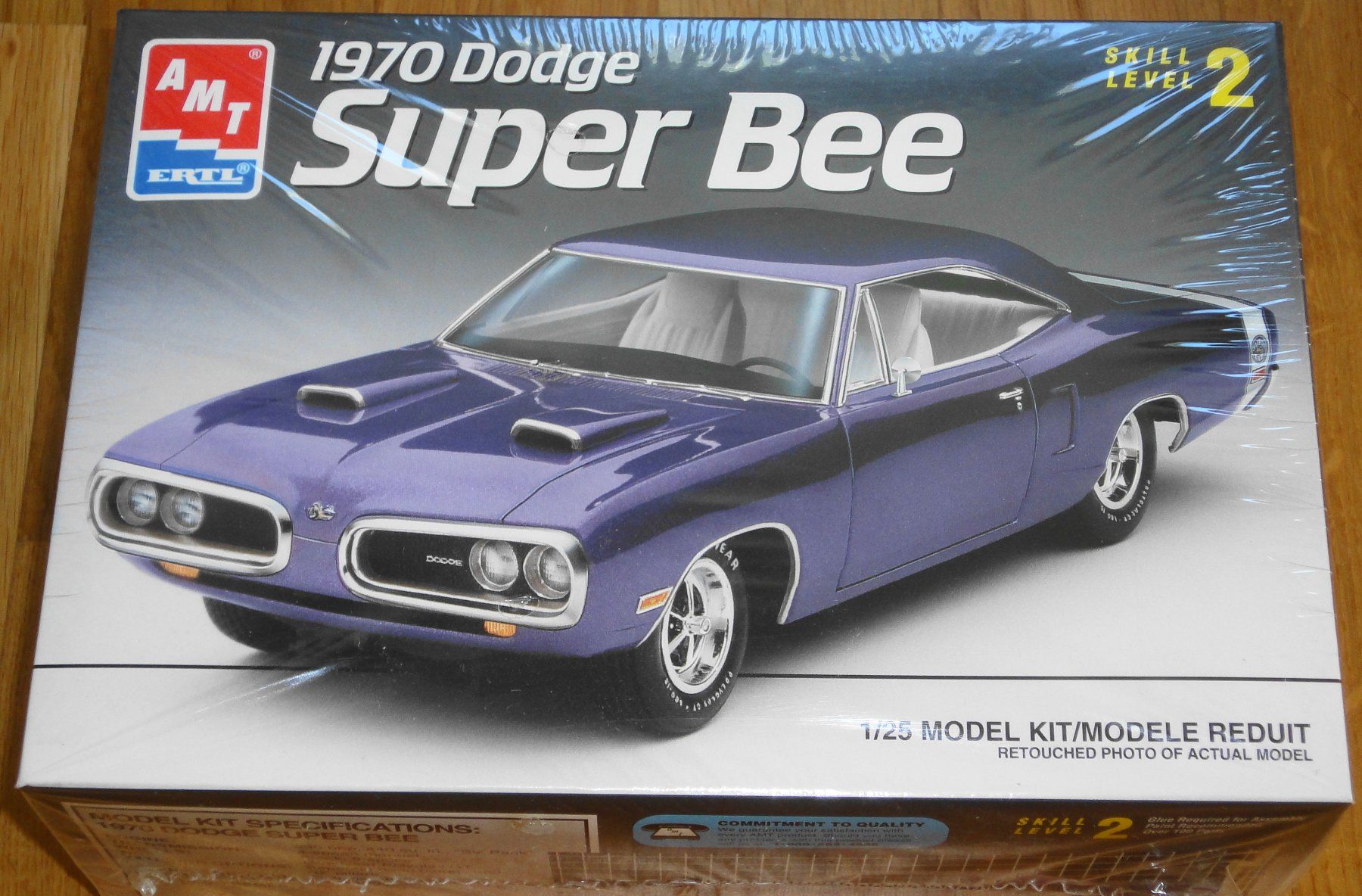 Kit di modellismo & Modellini statici: AMT 1970 DODGE SUPER BEE 1:25 – Nuovo e nell'imballaggio originale da Frümsen venduto da Malibu69