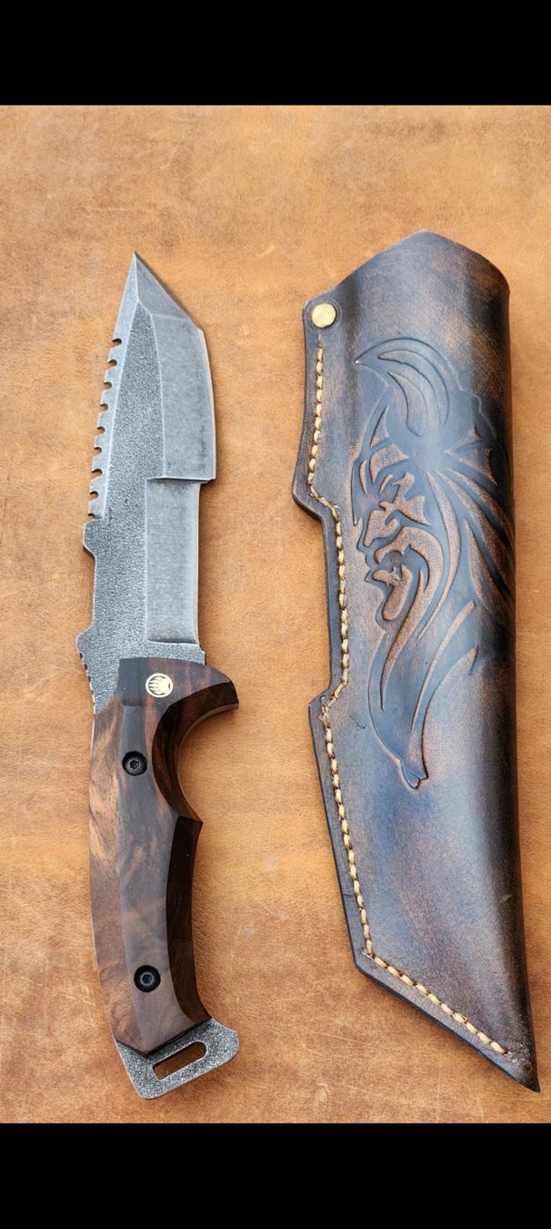 Accessori: Jagdmesser & Bushcraft  mit Lederscheide – Nuovo (secondo la descrizione) da Buchs AG venduto da dda_b5lw