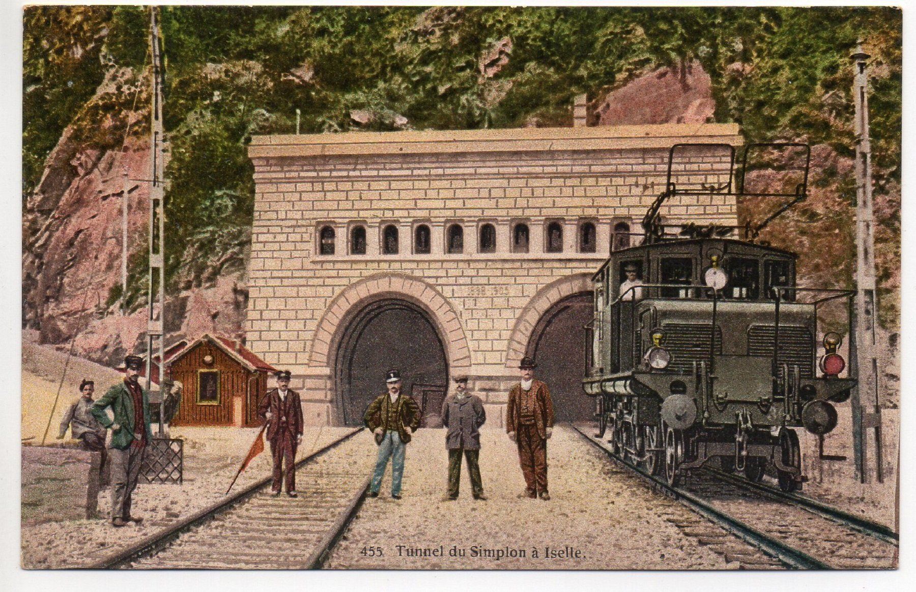 Cartes postales: SIMPLON BAHN Tunnel à Iselle – Neuf (Voir description) à Jona par philajona