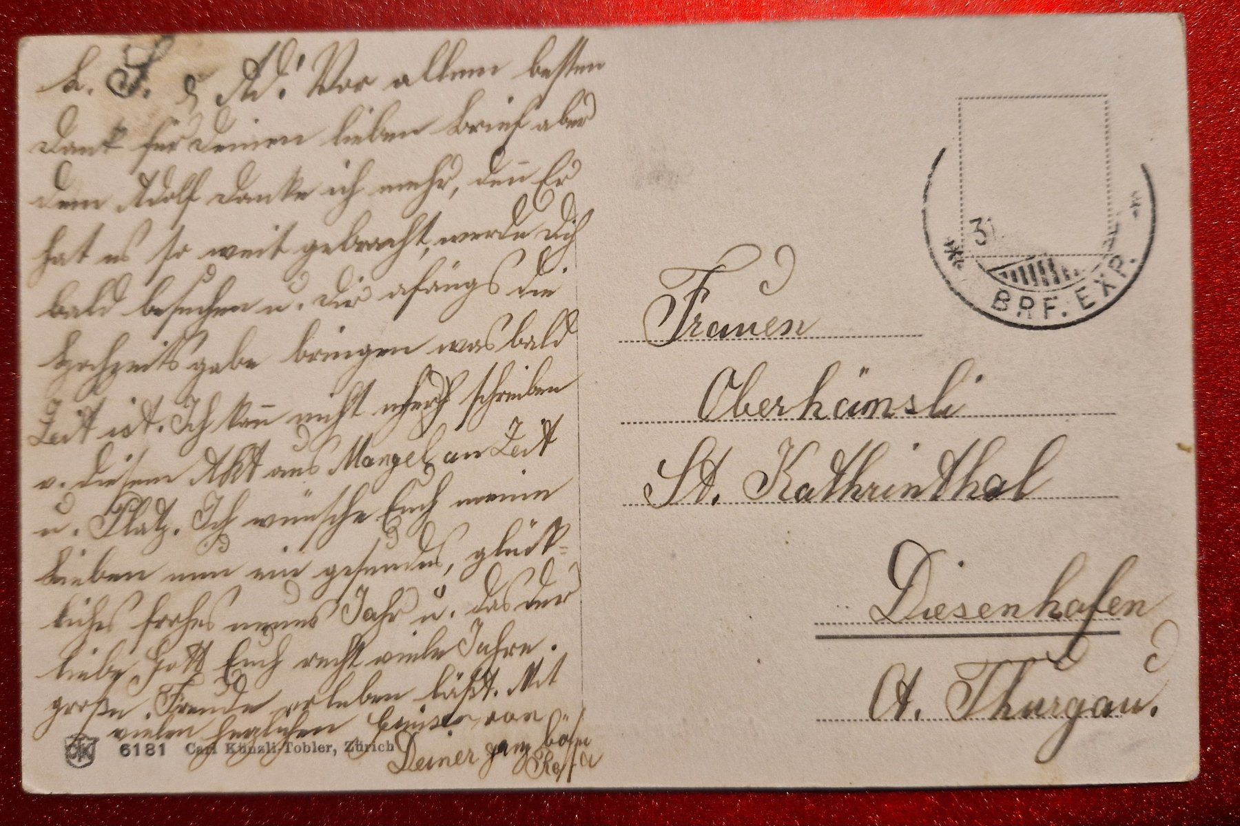 Cartoline postali: Zürich mit Schnee und Möwen Winter ca 1910 – Usato da Melchnau venduto da Fishel 1