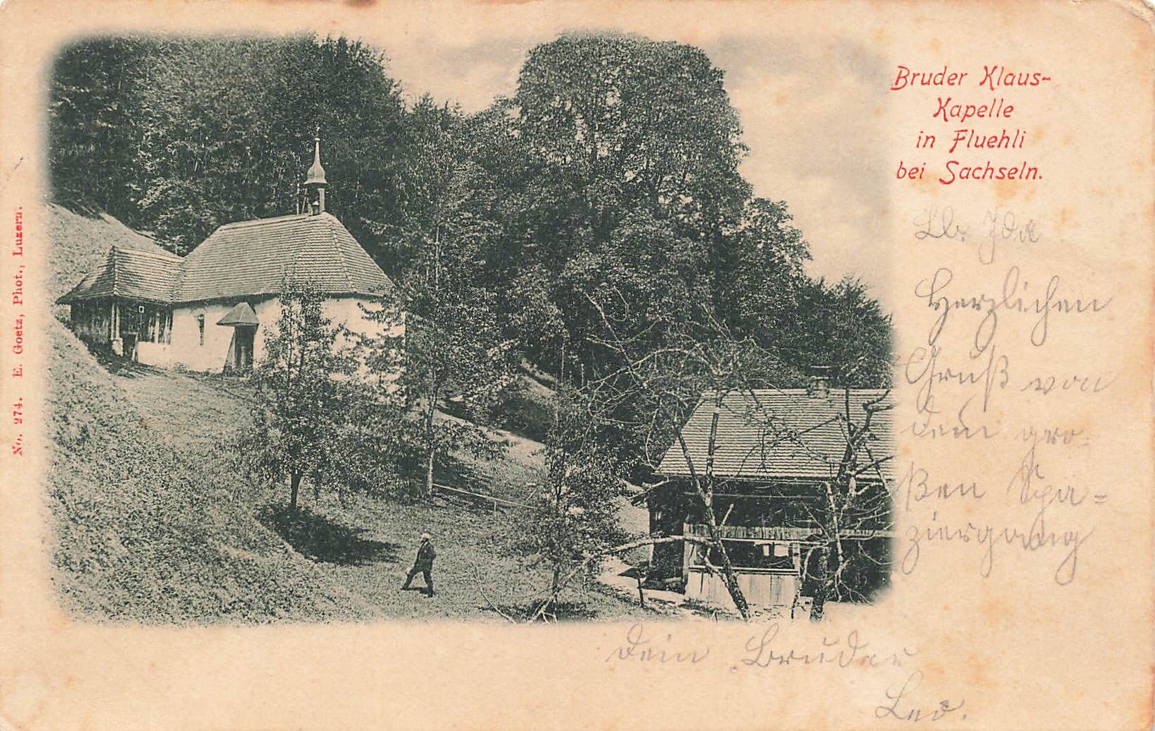Cartoline postali: Bruder xlaus sachseln – Usato da Biasca venduto da Blenio71