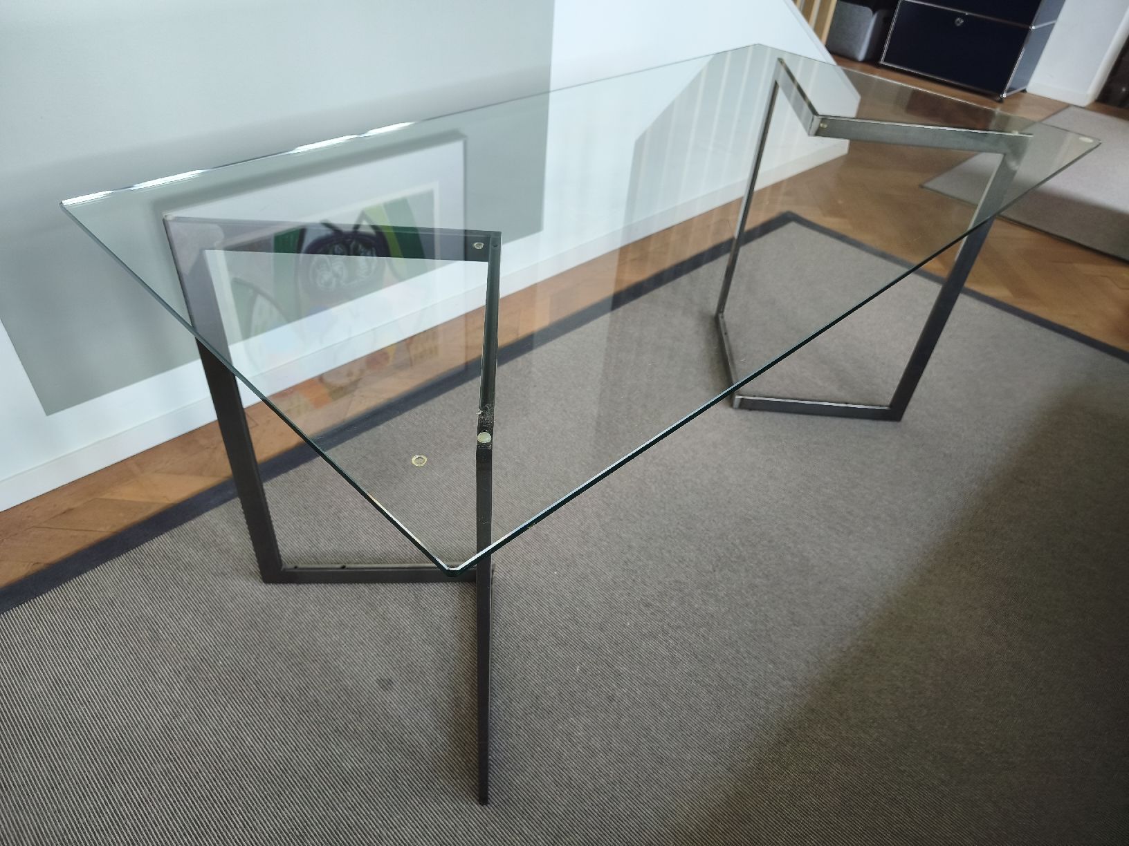 Interio Tavoli: Tisch Glas Metall – Usato da Burgdorf venduto da Chestnut