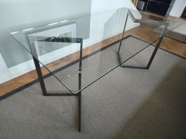 Tisch Glas Metall