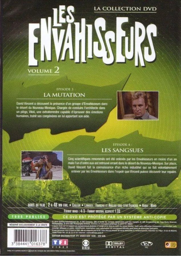 Alle DVDs: 2 DVD/4 épisodes LES ENVAHISSEURS Vol.1+2 – Neu (gemäss Beschreibung) aus Lausanne von pipo_2017 3