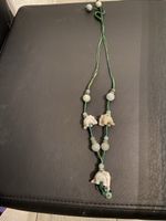 Schöne echte Jade Elefantenkette