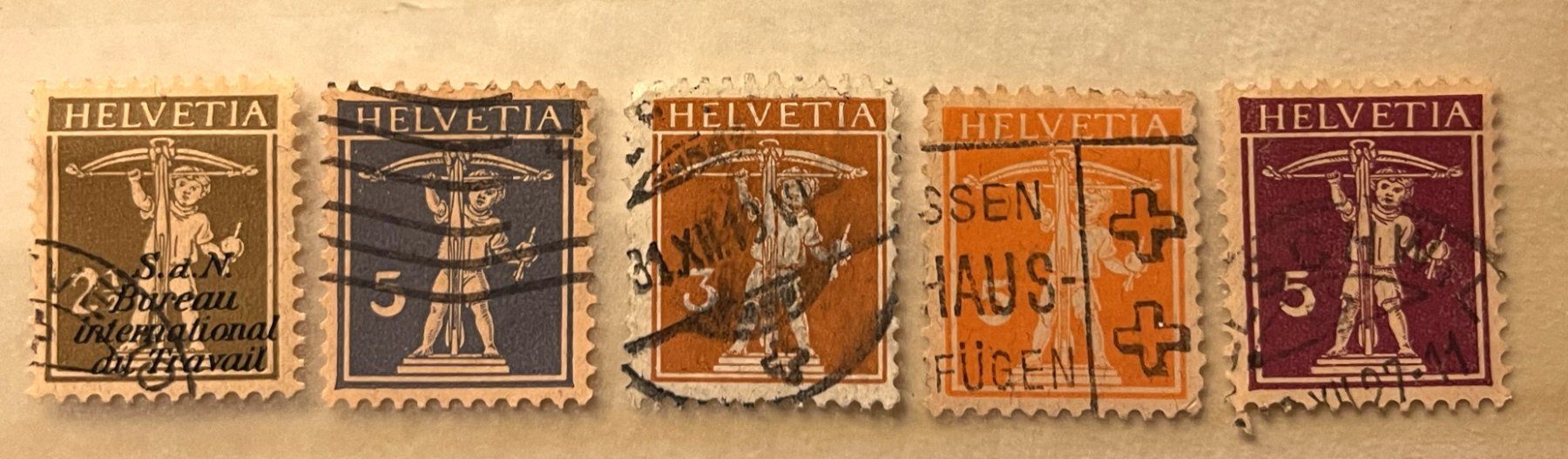 Tutti i francobolli: Briefmarke - William Tell's Son Serie – Usato da Oftringen venduto da Vucki 1