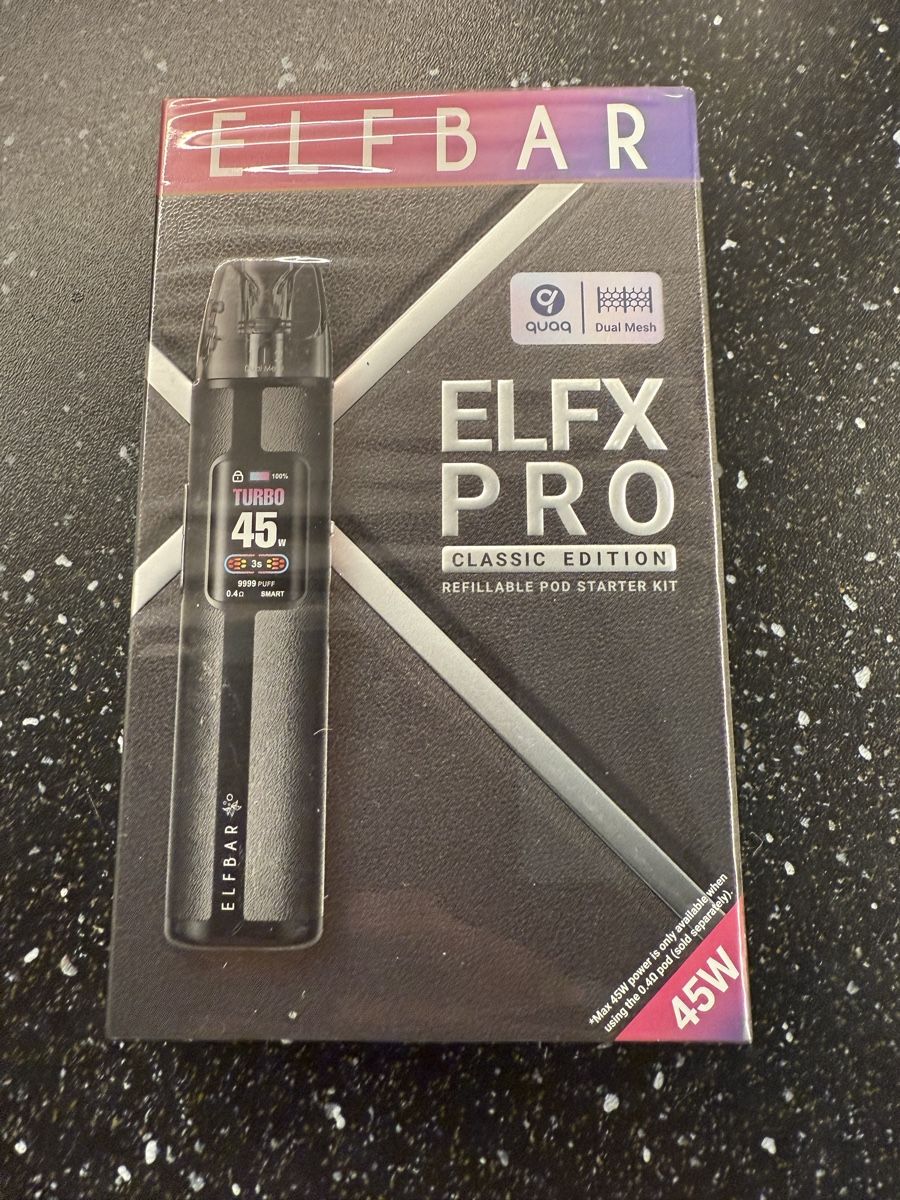 Altri Prodotti per fumatori: ELFX Pro Classic Edition Refillable Pod Starter Kit - Neu – Nuovo e nell'imballaggio originale da Wilderswil venduto da lui_scq7