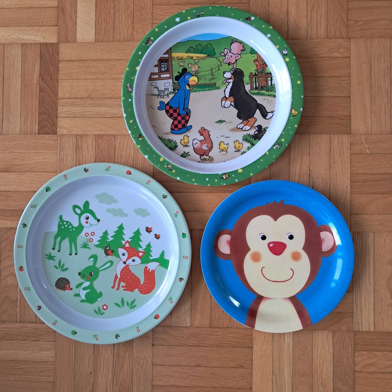Teller: Kinderteller, 3er Set, gebraucht – Gebraucht aus Meilen von Vaurien15