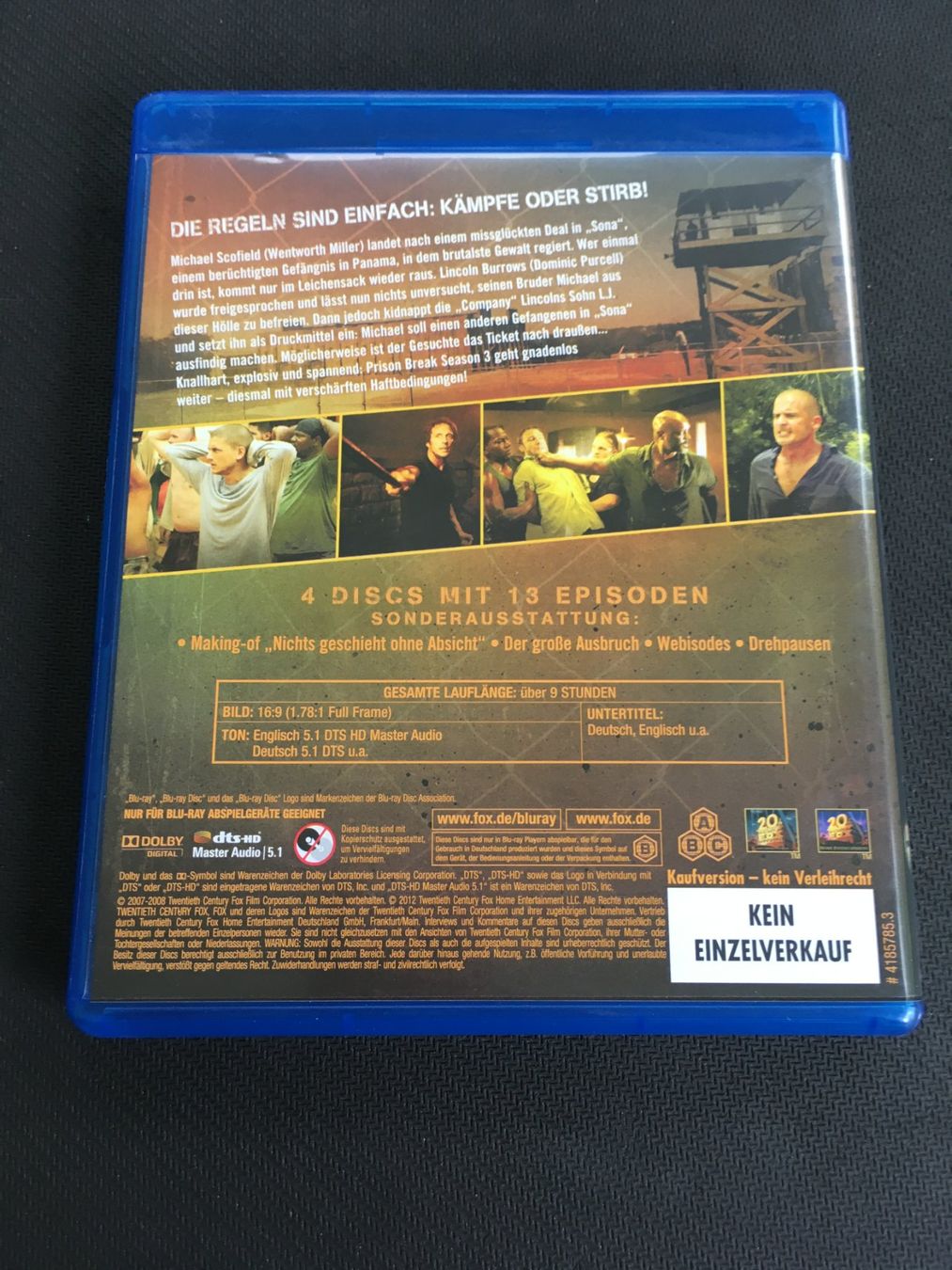 Tutti i DVDs: Prison Break (Staffel 3) [Blu-ray] – Usato da St.Gallen venduto da MedienJoe 1