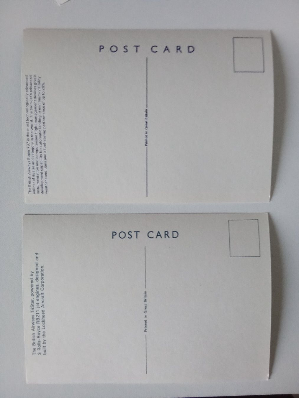 Cartoline postali: Aviatik 6 alte Ansichtskarten der British Airways – Usato da Bilten venduto da Bora3 4