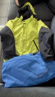 Ensemble ski enfant veste et pantalon jaune bleu T.140/146