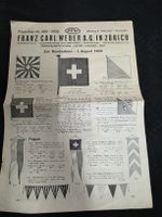 Franz Carl Weber Preisliste 1933 Beiblatt 3
