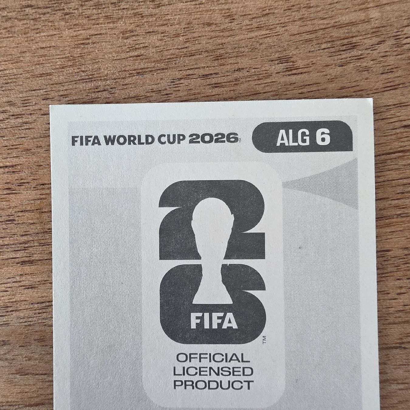 Panini Sammelbilder & Trading cards: Panini  Mohamed Tougai ALG6 – Neu und originalverpackt aus Buchs AG von LogoParts 1