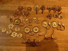 Messing Antike Wandhaken Kleiderhaken Sammlung