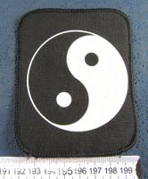 YIN AND YANG AUFNÄHER PATCH OHNE LEIM