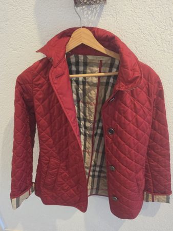 Burberry Brit gesteppte Jacke rot Orginal 