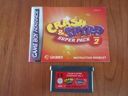 Crash & Spyro Superpack Vol 2 mit Anleitung
