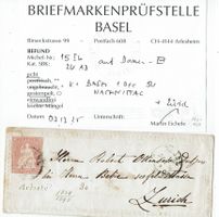 STRUBEL <326> 15RP(24A3) DAMENBRIEF > ZVH BEFUND