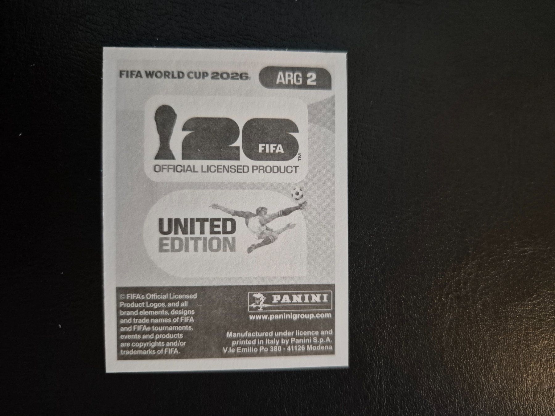 Panini Carte collezionabili: Panini WM 26 ARG 2 – Nuovo (secondo la descrizione) da Rorschacherberg venduto da AJ3108 1