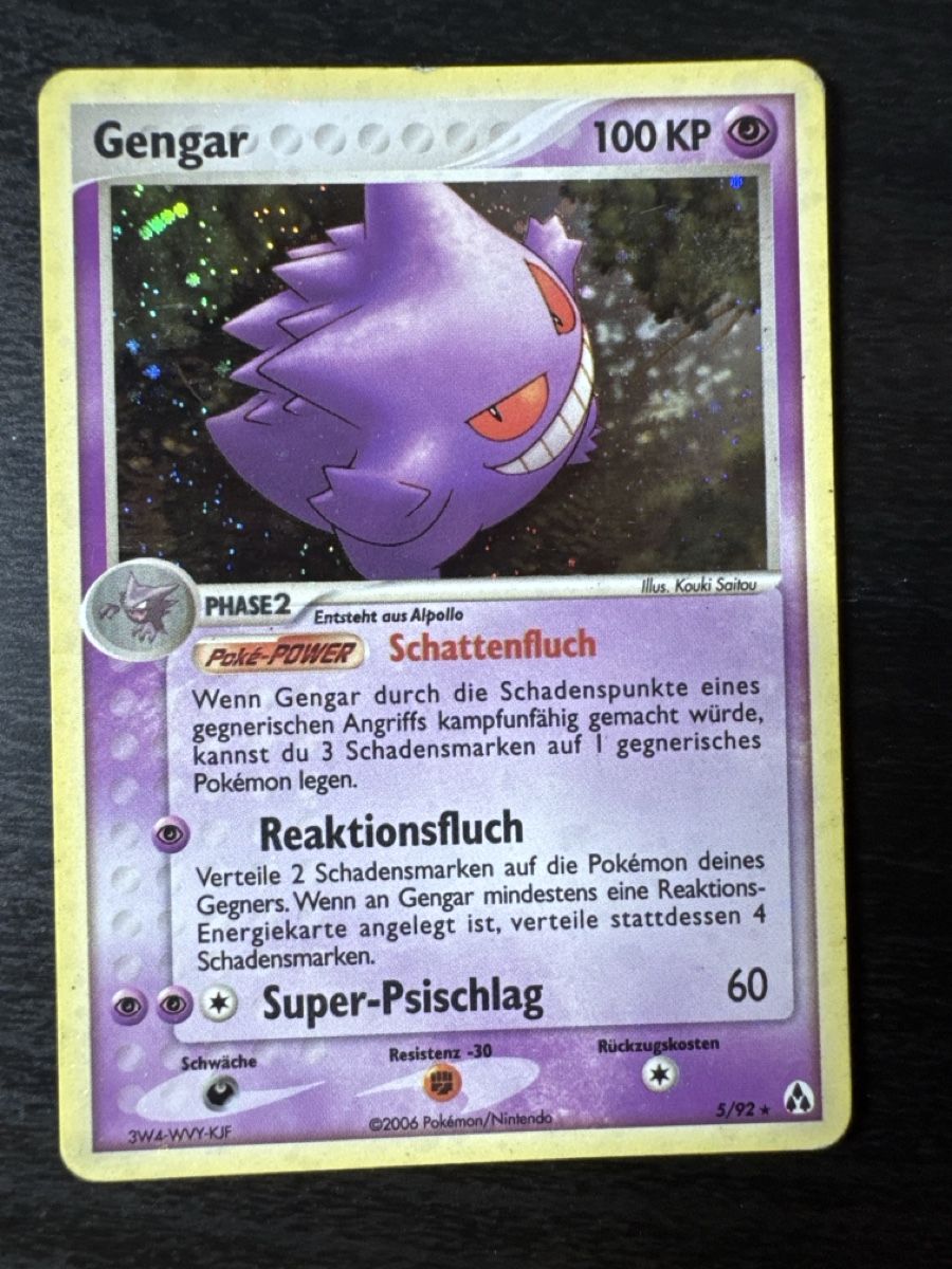 Pokémon Sammelbilder & Trading cards: Gengar Ex Legend Maker 5/92 holo – Gebraucht aus Belprahon von Rob_ain
