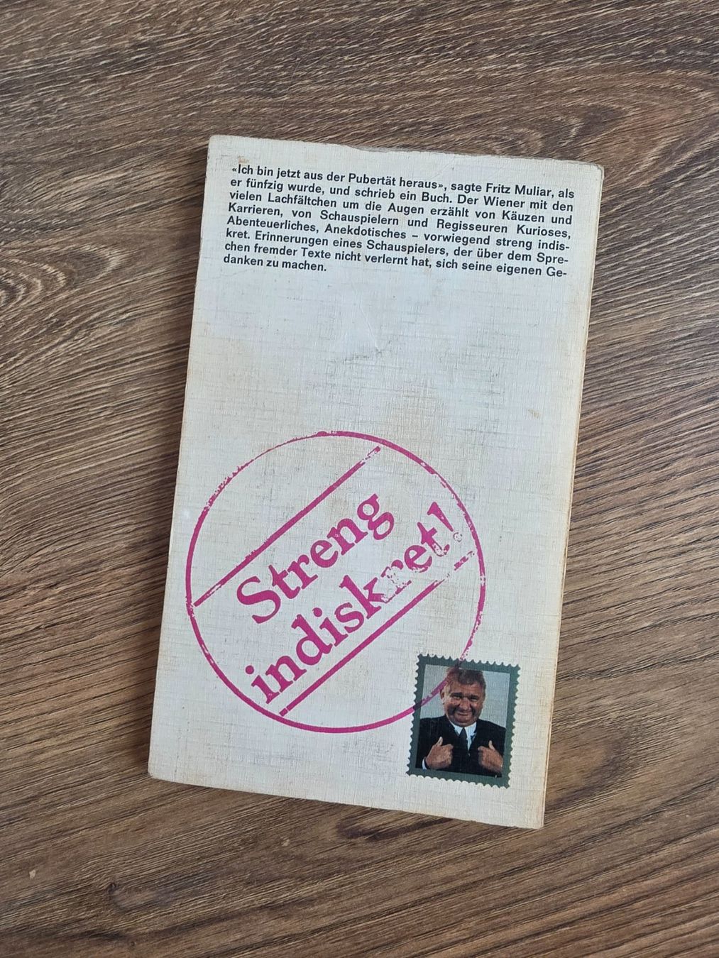 Libri: Fritz Muliar "Streng indiskret!" – Usato da Nebikon venduto da Japostyle_2 1