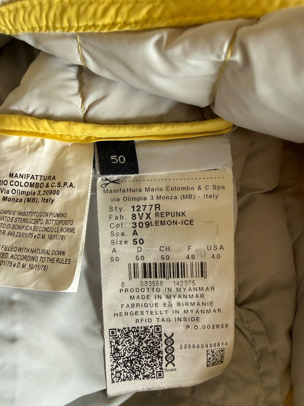 Colmar Giacche: COLMAR Daunenjacke gelb, Grösse 50 – Usato da Boniswil venduto da ayrton01 5
