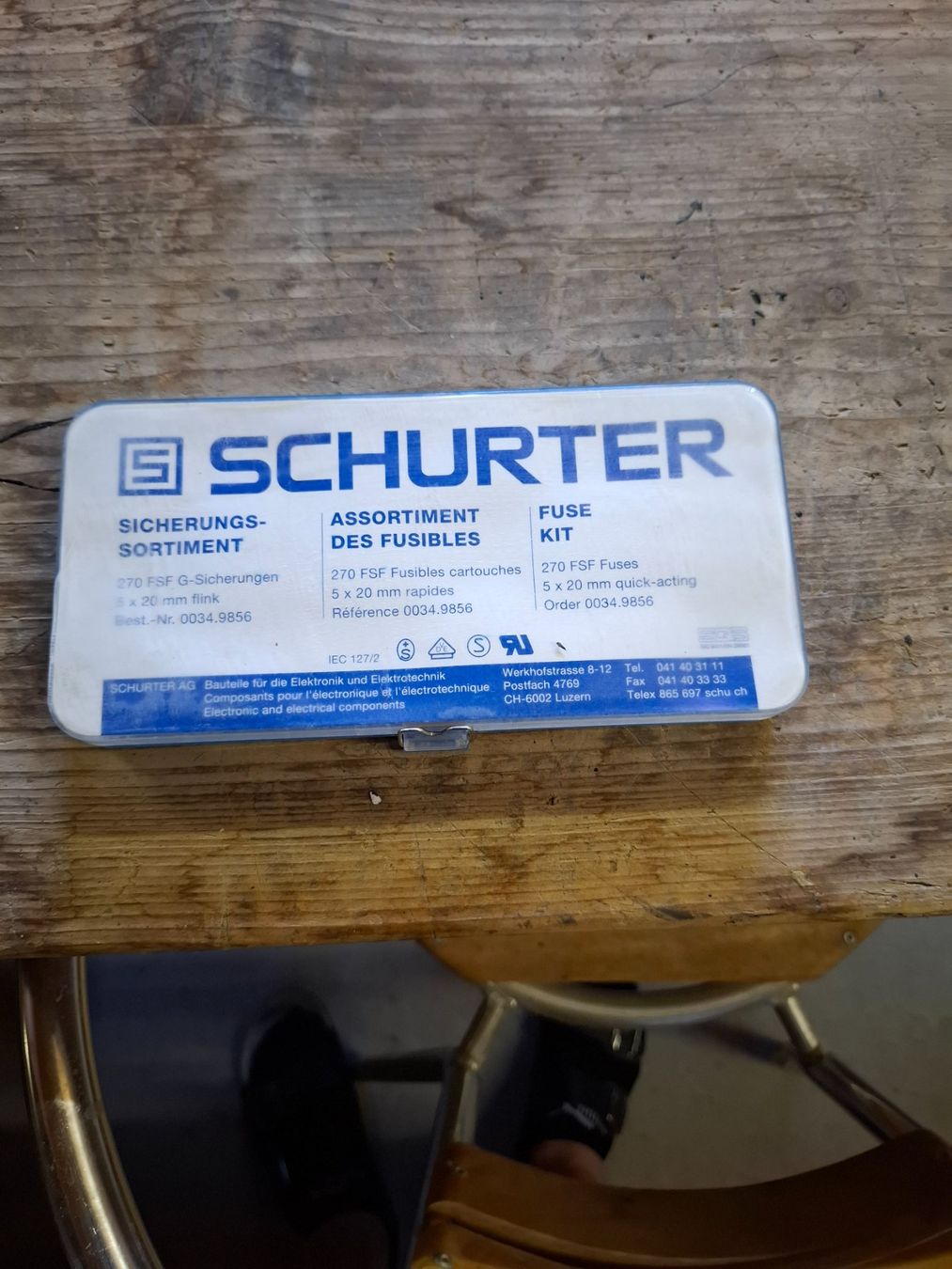 Componenti elettronici: Sicherungssortiment 5×20 flink – Usato da Stachen venduto da frs_8z7j