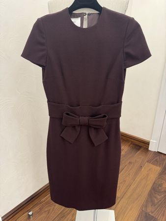 Valentino Kleid braun mit Schleife Grösse 6 Zustand gut